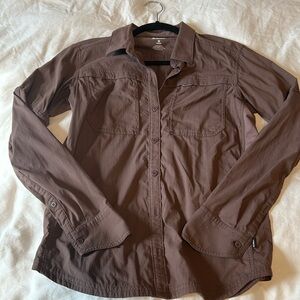 REI Coop hiking button down shirt M